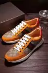 man gucci chaussures habillees classiques cuir face yellow